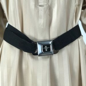 Vintage 90s Mustang seat buckle belt grunge rave